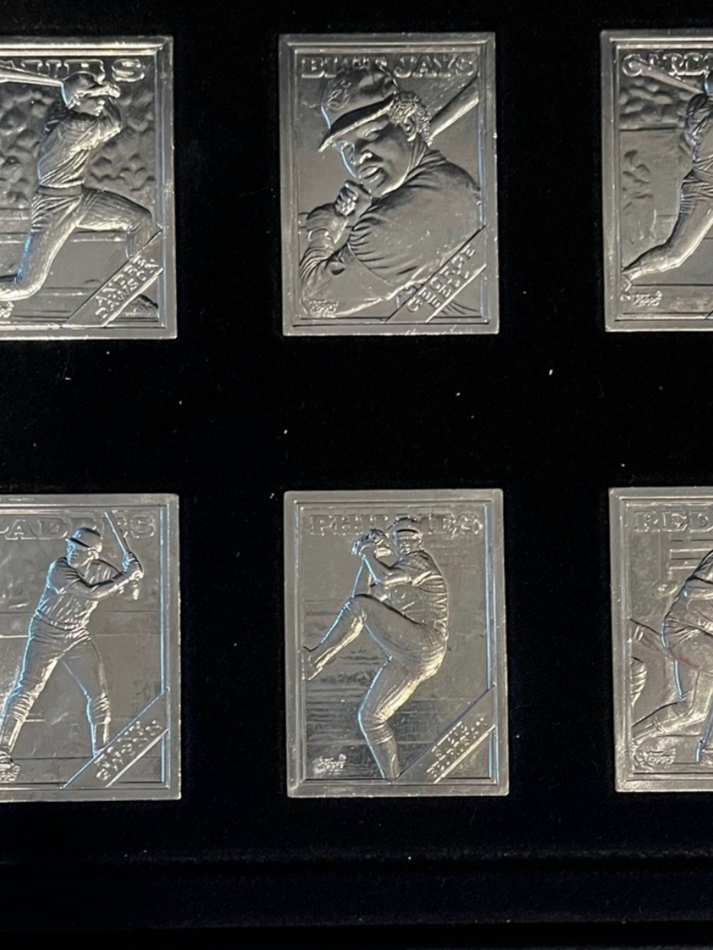 Topps Gallery OF Champions! SILVER playing cards and storage display, Topps COA - Picture 8 of 11